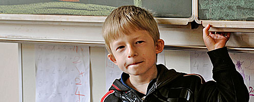 Schüler der Janusz-Korczak-Schule