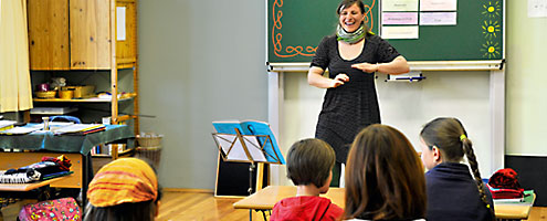 Lehrerin im Unterricht