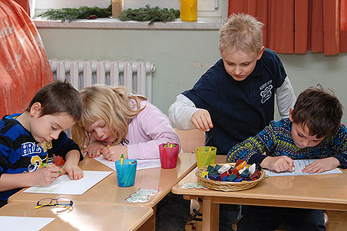 
Der Unterricht in der Janusz-Korczak-Schule spricht alle Persönlichkeitsbereiche – Intellekt, Emotionen, Motorik – an.